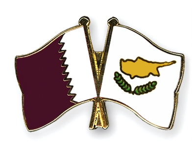 Fahnen Pins Katar Zypern