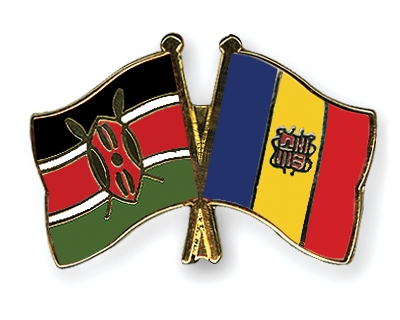 Fahnen Pins Kenia Andorra