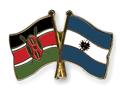 Fahnen Pins Kenia El-Salvador