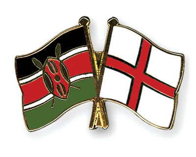 Fahnen Pins Kenia England