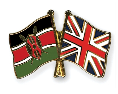 Fahnen Pins Kenia Grossbritannien