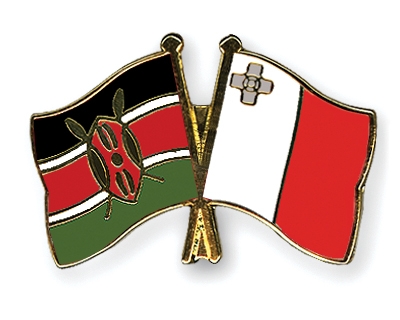 Fahnen Pins Kenia Malta