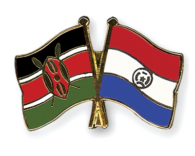 Fahnen Pins Kenia Paraguay