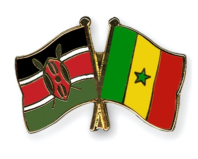 Fahnen Pins Kenia Senegal