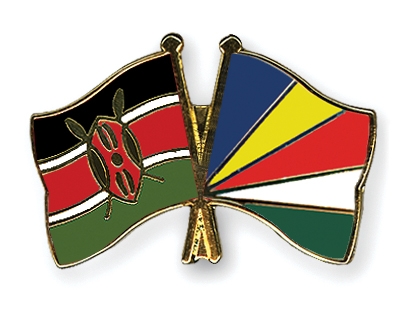 Fahnen Pins Kenia Seychellen