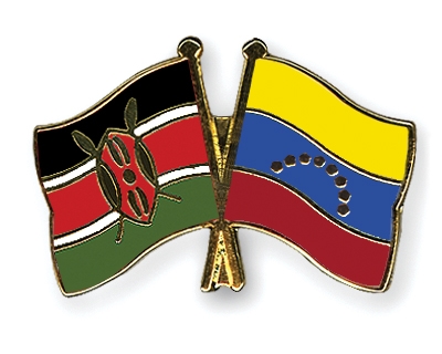 Fahnen Pins Kenia Venezuela