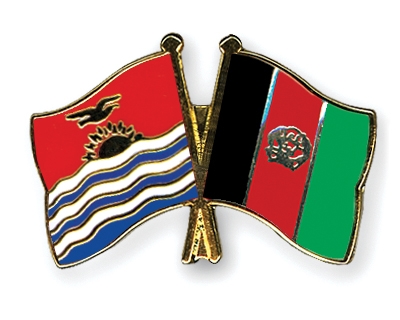 Fahnen Pins Kiribati Afghanistan