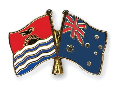 Fahnen Pins Kiribati Australien