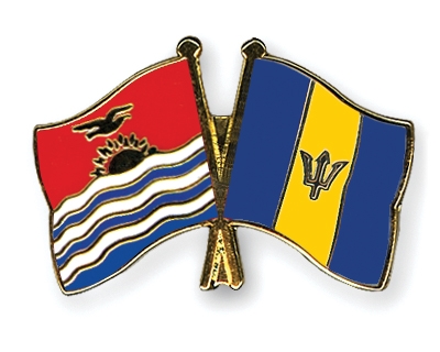 Fahnen Pins Kiribati Barbados