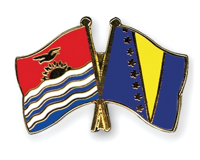 Fahnen Pins Kiribati Bosnien-und-Herzegowina