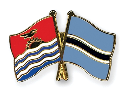 Fahnen Pins Kiribati Botsuana