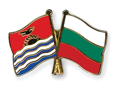 Fahnen Pins Kiribati Bulgarien