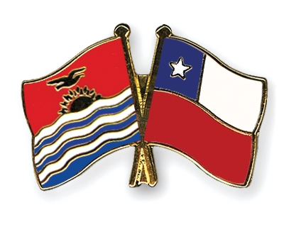 Fahnen Pins Kiribati Chile