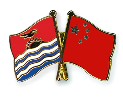 Fahnen Pins Kiribati China