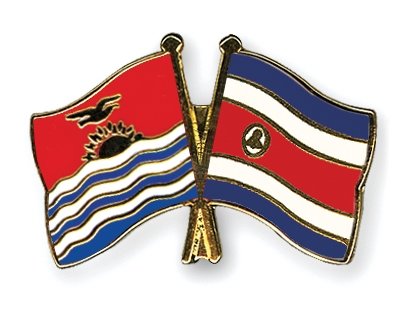 Fahnen Pins Kiribati Costa-Rica