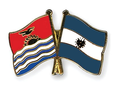 Fahnen Pins Kiribati El-Salvador