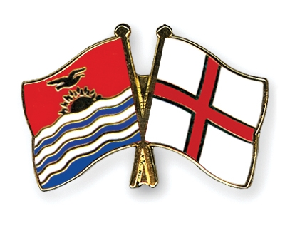 Fahnen Pins Kiribati England