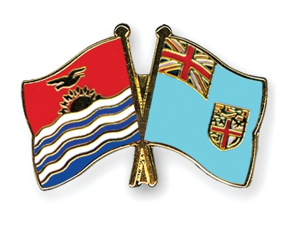 Fahnen Pins Kiribati Fidschi