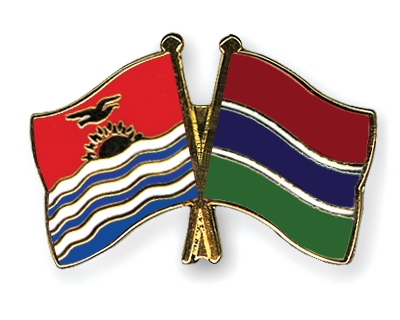 Fahnen Pins Kiribati Gambia