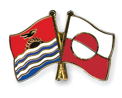 Fahnen Pins Kiribati Grnland