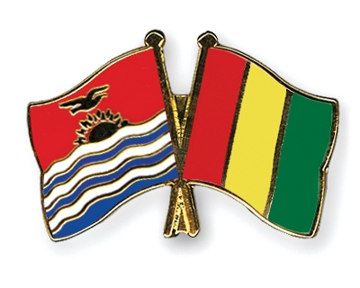 Fahnen Pins Kiribati Guinea