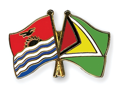 Fahnen Pins Kiribati Guyana