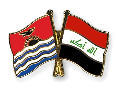 Fahnen Pins Kiribati Irak