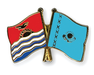 Fahnen Pins Kiribati Kasachstan