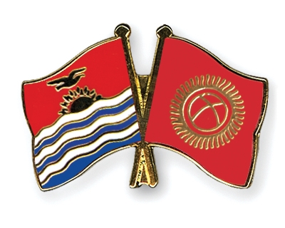 Fahnen Pins Kiribati Kirgisistan