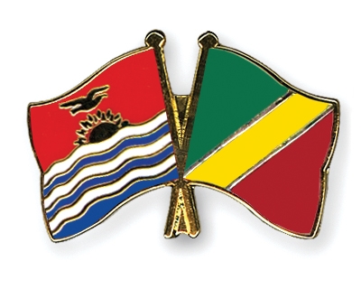 Fahnen Pins Kiribati Kongo-Republik