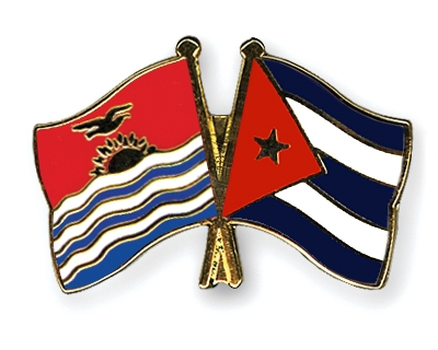 Fahnen Pins Kiribati Kuba