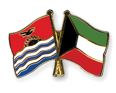 Fahnen Pins Kiribati Kuwait