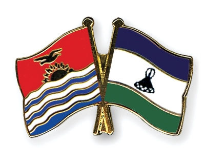 Fahnen Pins Kiribati Lesotho