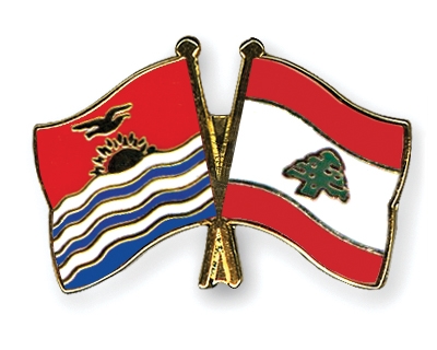 Fahnen Pins Kiribati Libanon