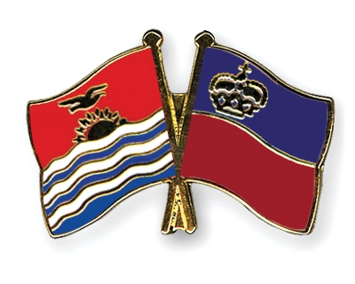 Fahnen Pins Kiribati Liechtenstein