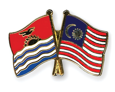 Fahnen Pins Kiribati Malaysia