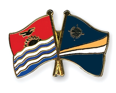 Fahnen Pins Kiribati Marshallinseln