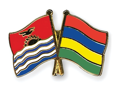 Fahnen Pins Kiribati Mauritius