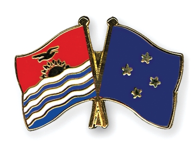 Fahnen Pins Kiribati Mikronesien