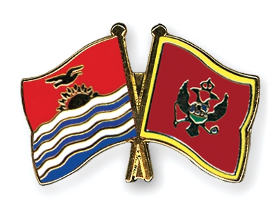 Fahnen Pins Kiribati Montenegro