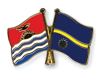 Fahnen Pins Kiribati Nauru