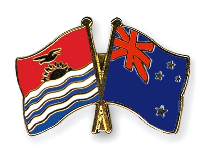Fahnen Pins Kiribati Neuseeland