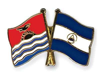 Fahnen Pins Kiribati Nicaragua