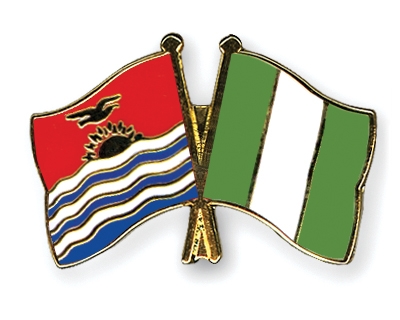 Fahnen Pins Kiribati Nigeria