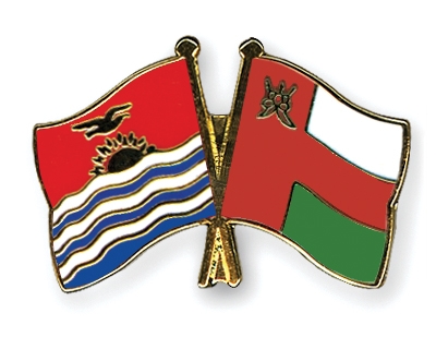 Fahnen Pins Kiribati Oman