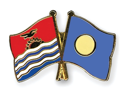 Fahnen Pins Kiribati Palau