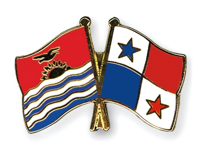 Fahnen Pins Kiribati Panama
