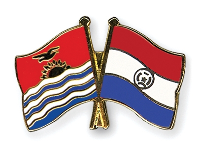 Fahnen Pins Kiribati Paraguay