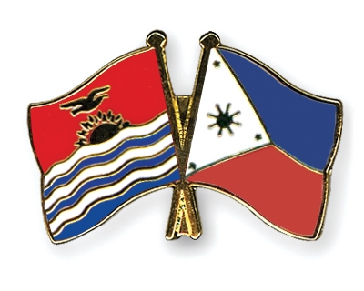 Fahnen Pins Kiribati Philippinen