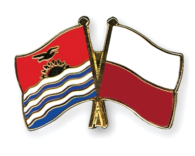 Fahnen Pins Kiribati Polen